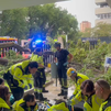 Una mujer herida de gravedad en Moncloa por la caída de un árbol