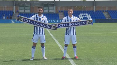 Andrés Campos y Alex Millán refuerzos para el Leganés que estrena equipación