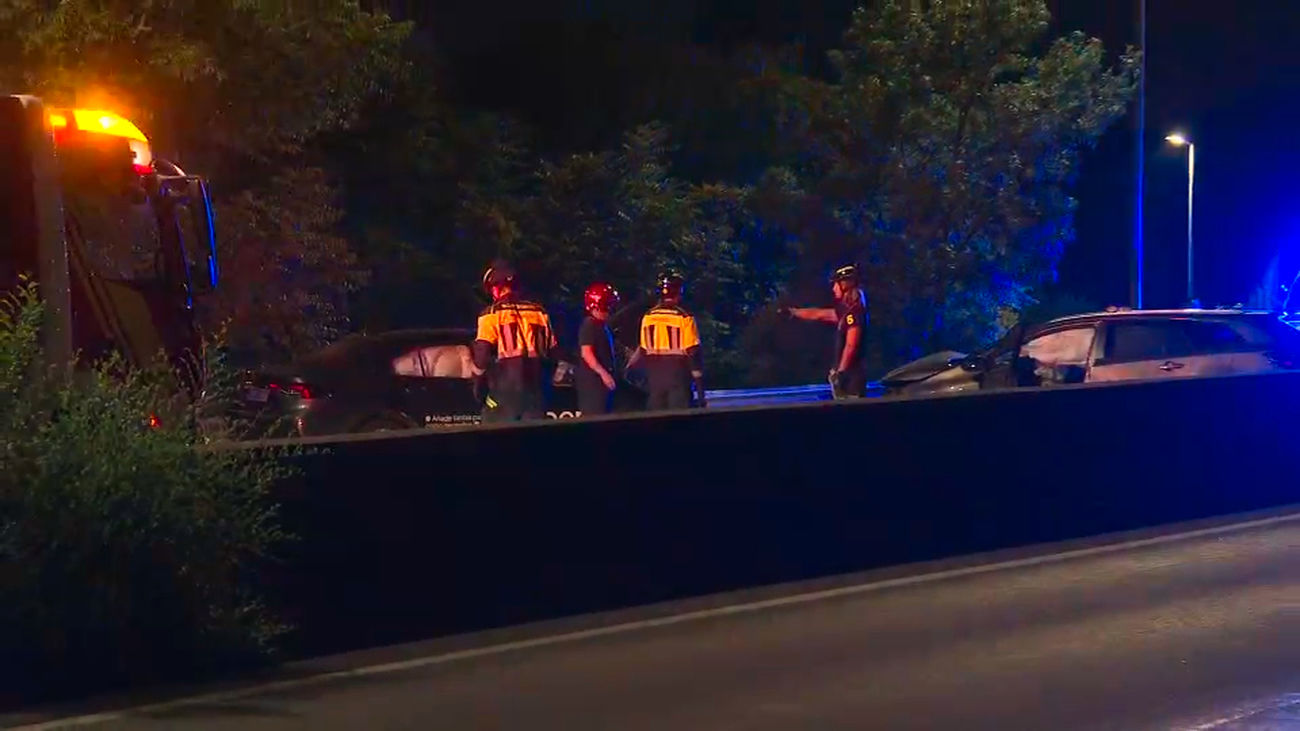 Choque frontal entre dos VTC en la M-500 deja dos heridos leves