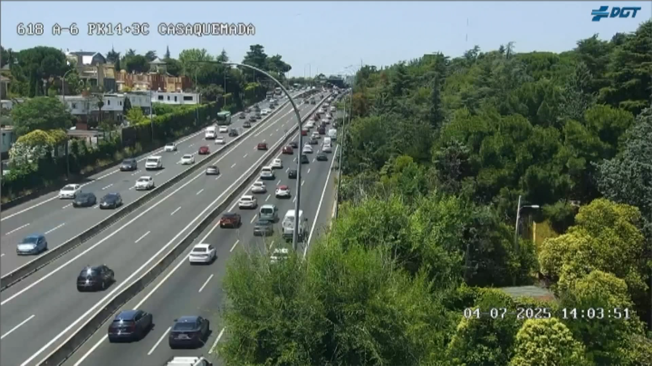 La operación salida del verano arranca con 846.773 desplazamientos previstos en las carreteras madrileñas