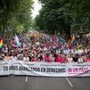 Una multitudinaria manifestación del Orgullo colorea Madrid de arcoíris