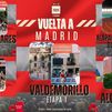 5 etapas de la Vuelta a Madrid desafían al pelotón en su recorrido por la región