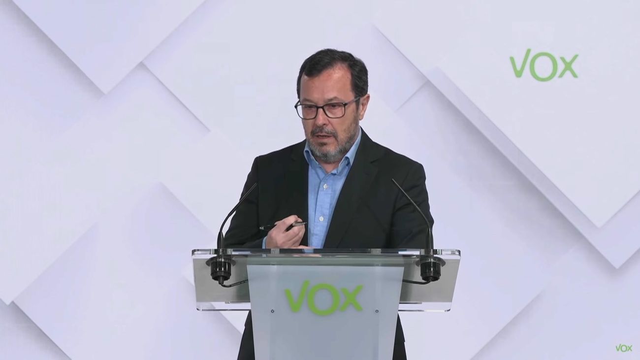 Vox reclama la dimisión de Sánchez y la convocatoria de elecciones