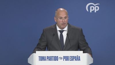 Tellado contrapone el PP de Feijóo de "centro reformista" con el PSOE de Sánchez de "centro penitenciario"