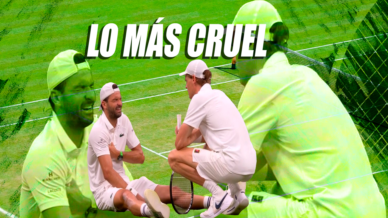 El Calvario de Dimitrov, abandona ante Sinner cuando le tenía contra las cuerdas