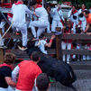 Peligroso segundo encierro de Sanfermines, con un herido por asta de toro