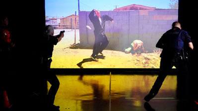 Así es el nuevo simulador virtual de tiro de la Policía Municipal de Madrid