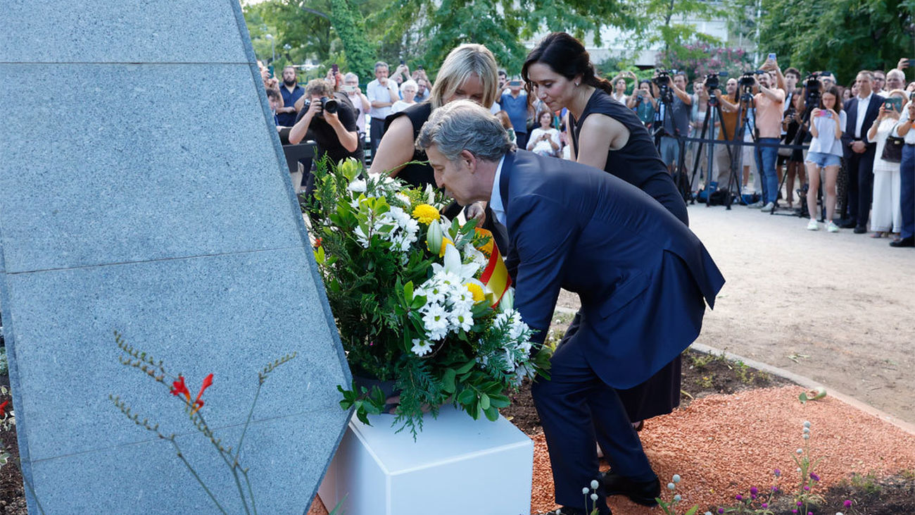 Homenaje a Miguel Angel Blanco 28 años después de  su asesinato por ETA