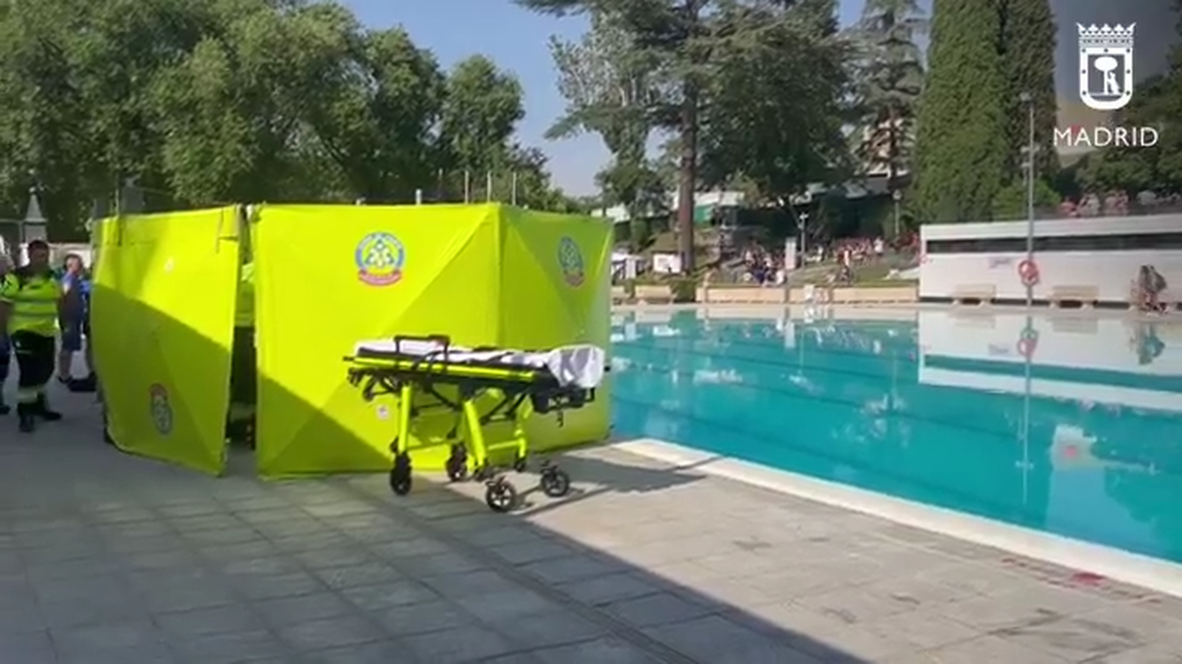 Un menor de 17 años grave  por ahogamiento en la piscina de Casa de Campo