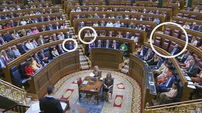 Una sesión plenaria en el Congreso de los Diputados llena de detalles
