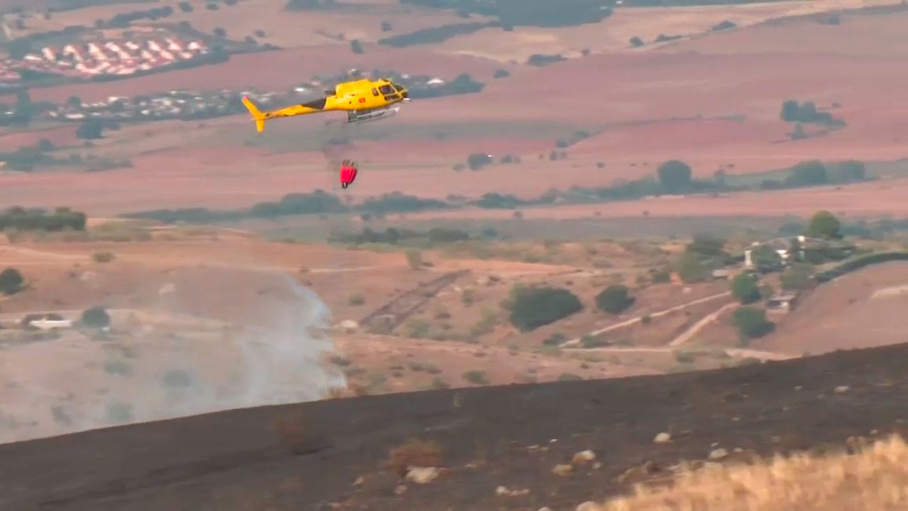 El Plan Especial contra Incendios Forestales  se refuerza con helicópteros y nueva infraestructura en Las Rozas
