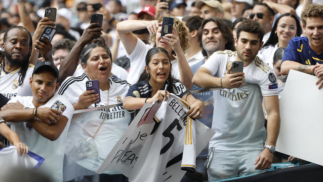 Aficionados del Real Madrid en el Mundial de Clubes