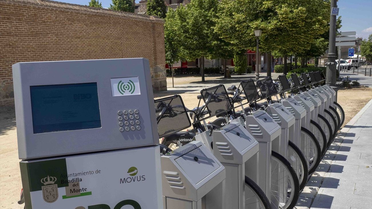 BIBO, servicio municipal de préstamo de bicis en Boadilla