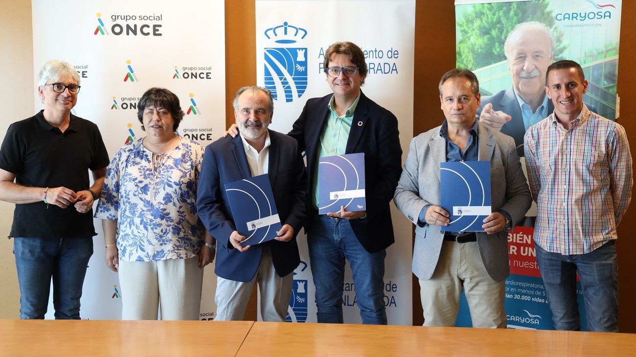 Fuenlabrada, pionera en formar a personas ciegas en el uso de desfibriladores DESA