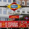 Metro de Madrid añade los nombres de las capitanas a la estación de Plaza España como apoyo a la selección en la Eurocopa