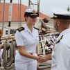 La princesa Leonor llega a Marín y finaliza su crucero de instrucción a bordo del Elcano