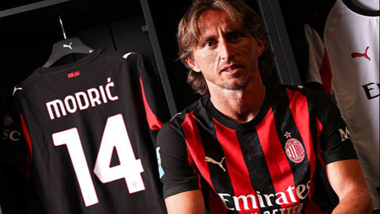 Modric, nuevo jugador del Milan