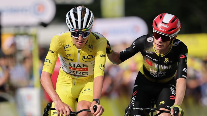 Pogacar y Vingegaard / EFE