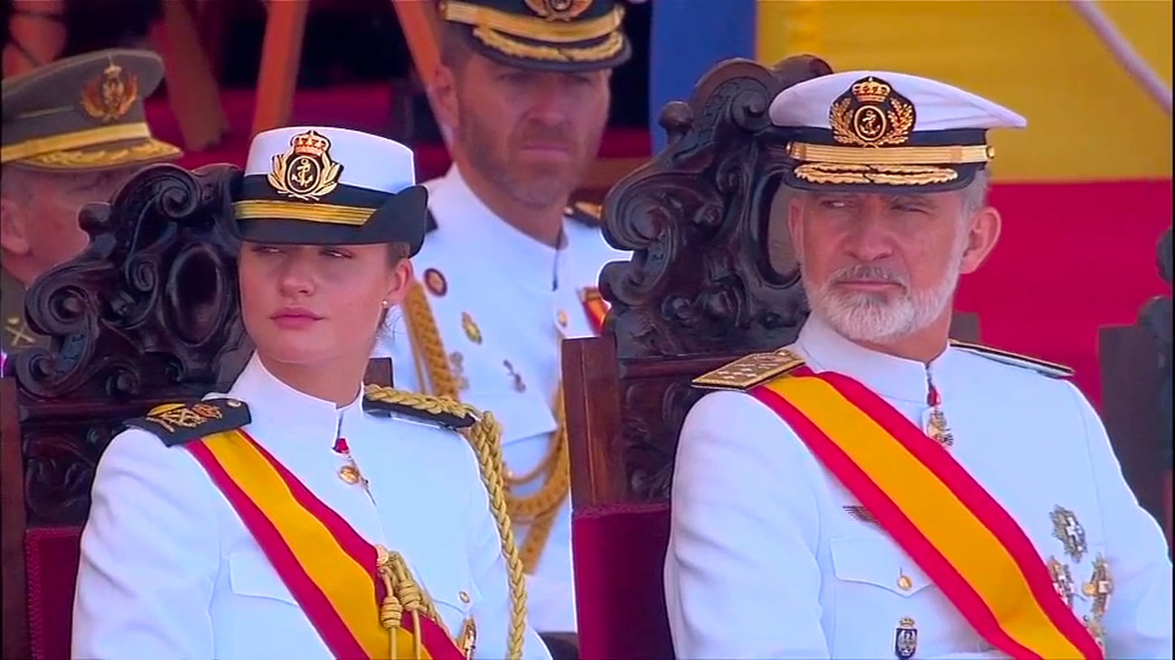 La princesa Leonor culmina su formación en la Armada con la Gran Cruz del Mérito Naval