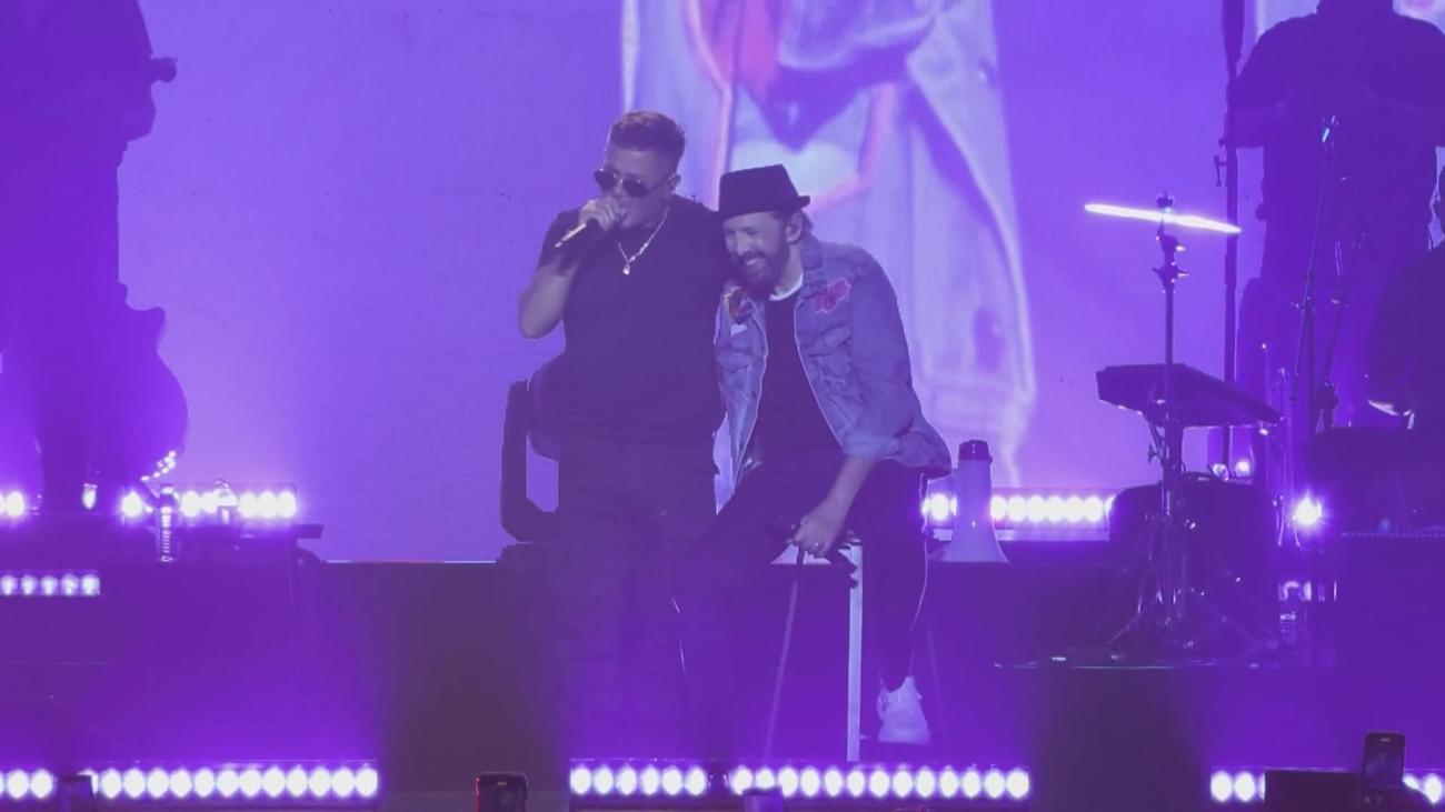 Alejandro Sanz sorprende en el concierto de Juan Luis Guerra ante un  Movistar Arena entregado