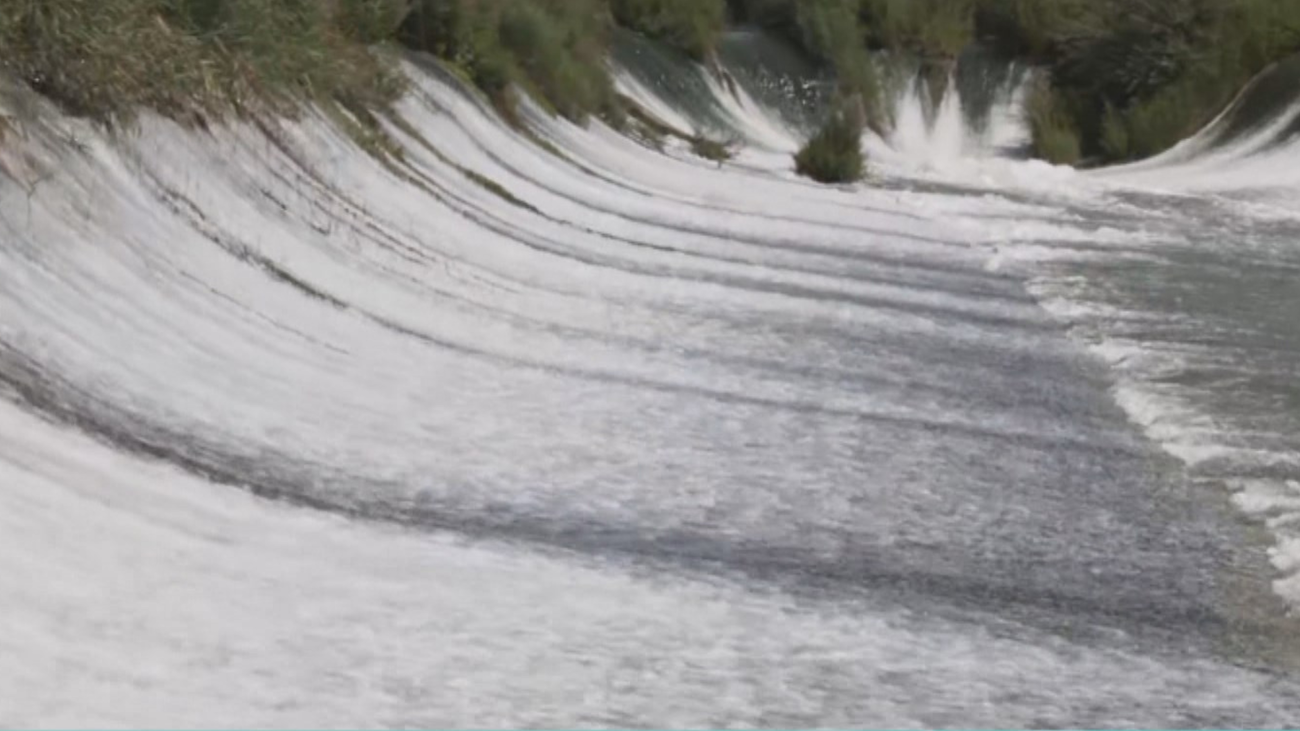 Agentes Forestales advierten del peligro de bañarse en la playa de Estremera