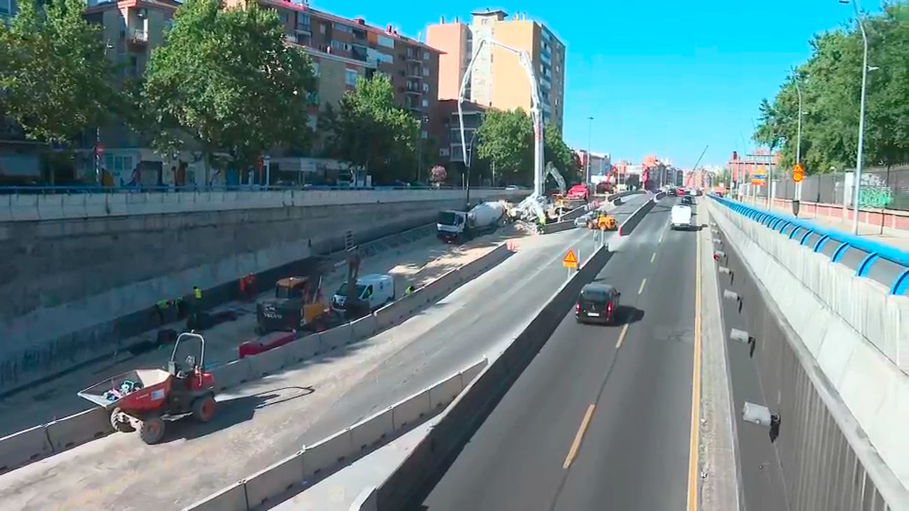 Nueva fase en el soterramiento de la A-5: cierre del acceso al túnel de la M-30 y desvíos por el Paseo de Extremadura