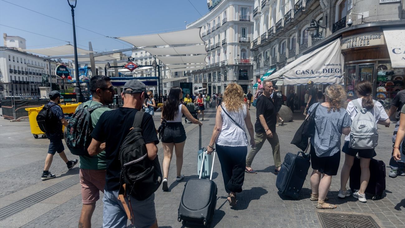 Madrid recibió el 23,6% del turismo internacional de España la primera mitad de 2025