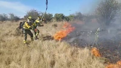 La Junta de Extremadura apunta a que el incendio de Valdecaballeros ha sido intencionado