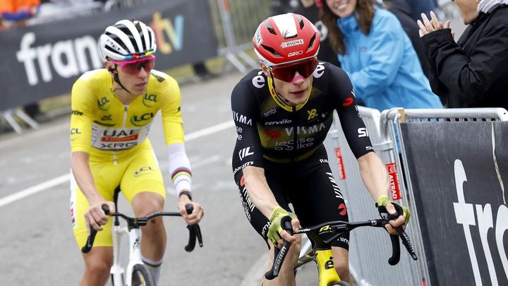 Vingegaard  y Pogacar / EFE