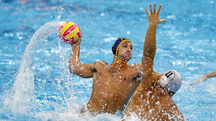 Alberto Manarriz ante Grecia / EFE