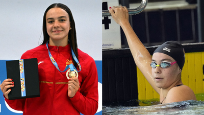 María Santana, oro en 400 estilos en el Festival Olímpico de la Juventud Europea