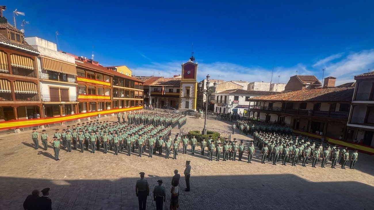 Acto de presentación de los nuevos guaridas civiles alumnos en Ciempozuelos