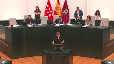 Alta tensión en el pleno del Ayuntamiento de Madrid, marcado por la corrupción y la inmigración