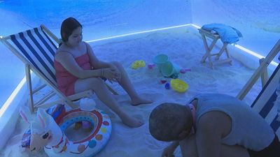 La playa llega a Madrid para los niños en tratamiento oncológico