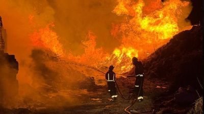 Extinguido un incendio en un vertedero en Villaviciosa de Odón