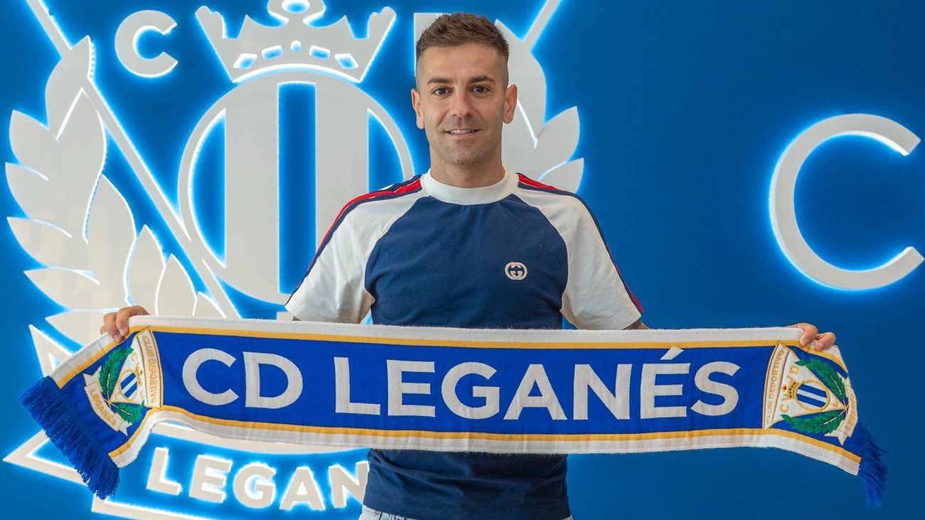 Rubén Peña: "Solo puedo sonreir, volver a Leganés me hace muy feliz"