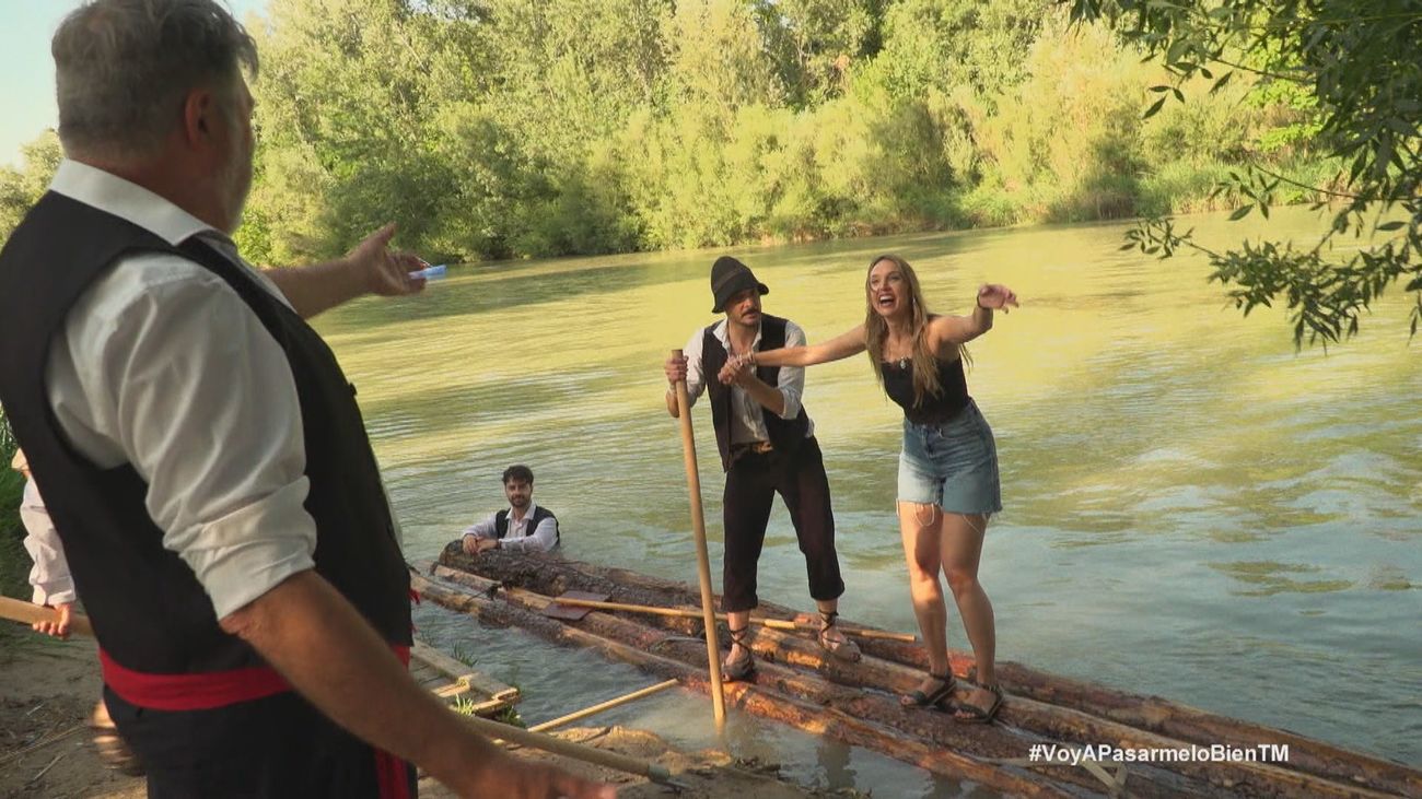 La historia de 'los gancheros', los héroes que surcaban las aguas del Tajo sobre troncos