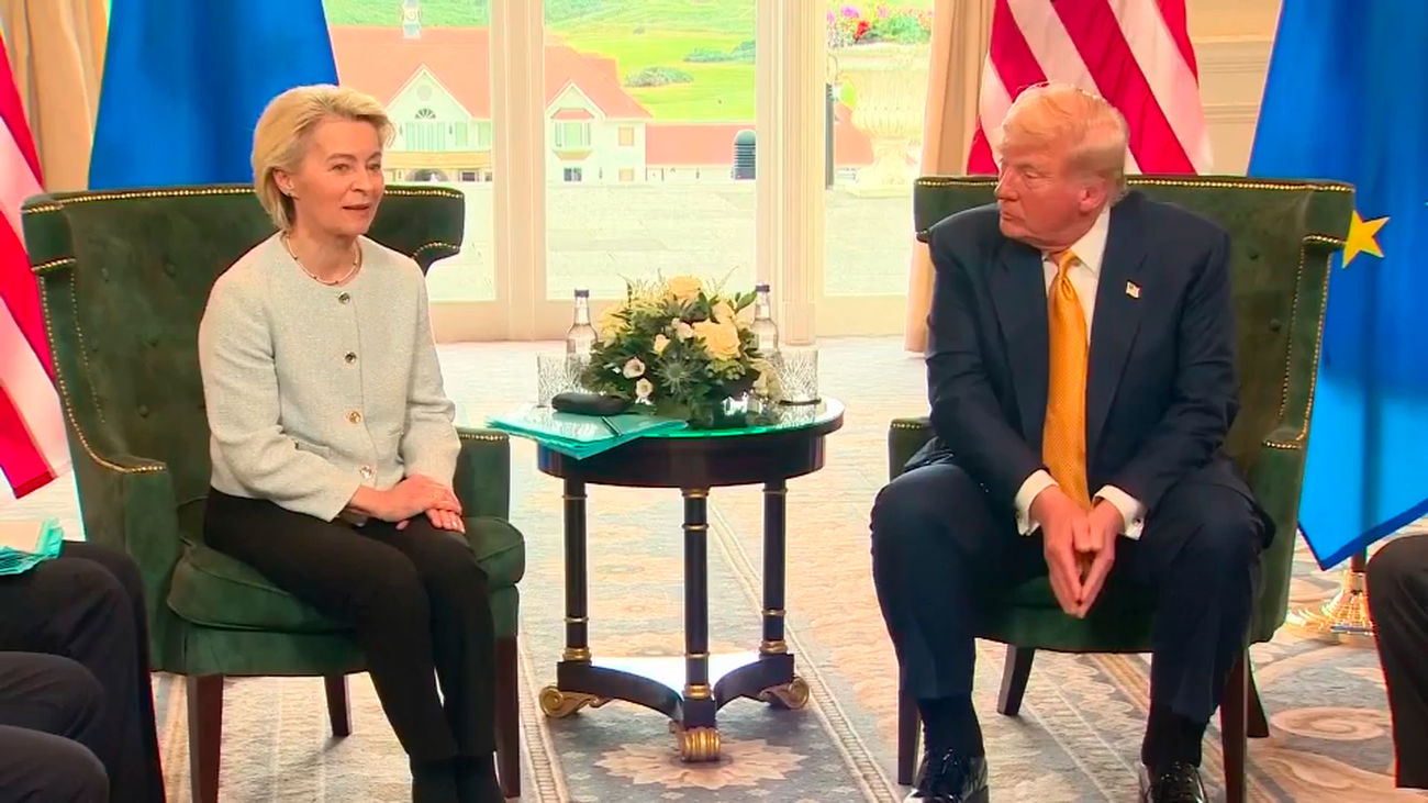Trump y Von der Leyen pactan aranceles del 15% en los productos europeos