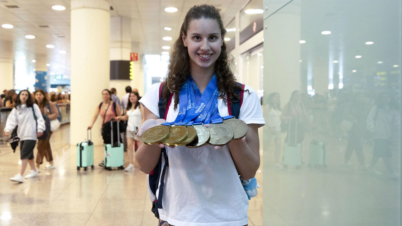 Iris Tió vuelve con 6 medallas: "Tengo un sentimiento de felicidad indescriptible"