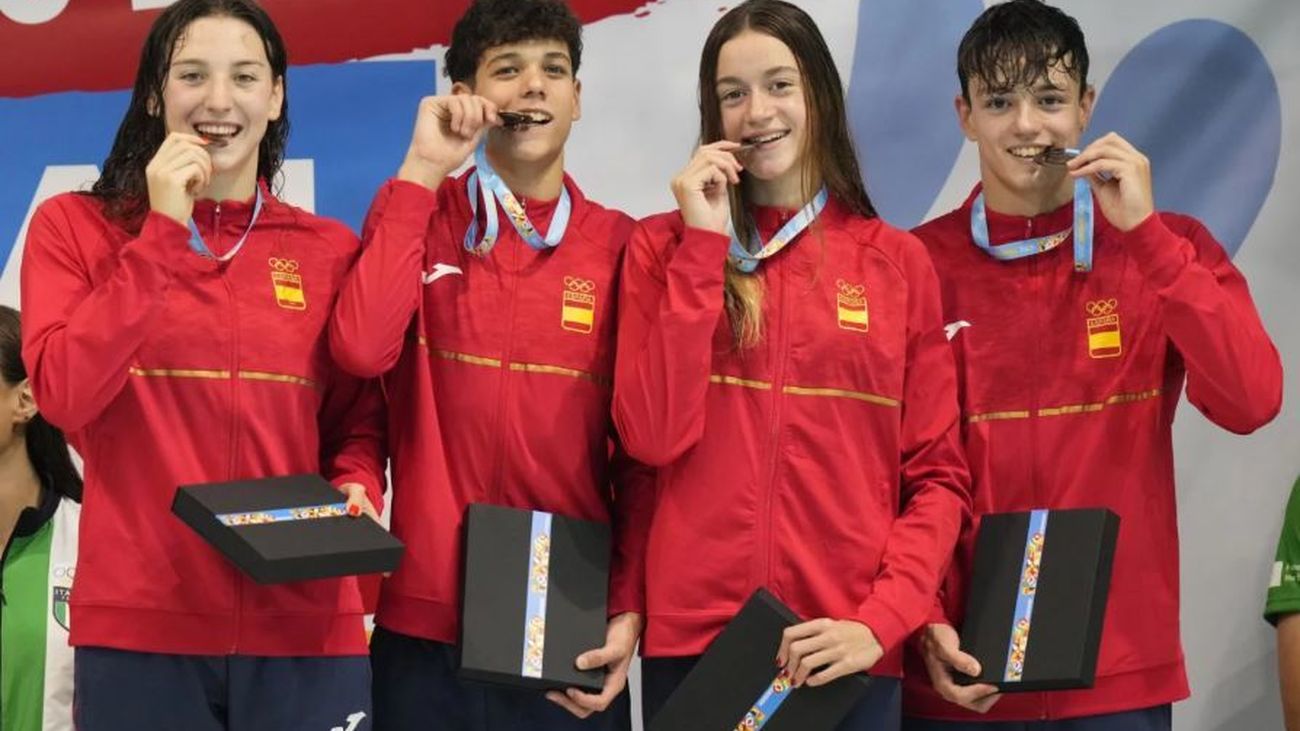 Medallistas españoles en el Festival Olímpico de la Juventud Europea