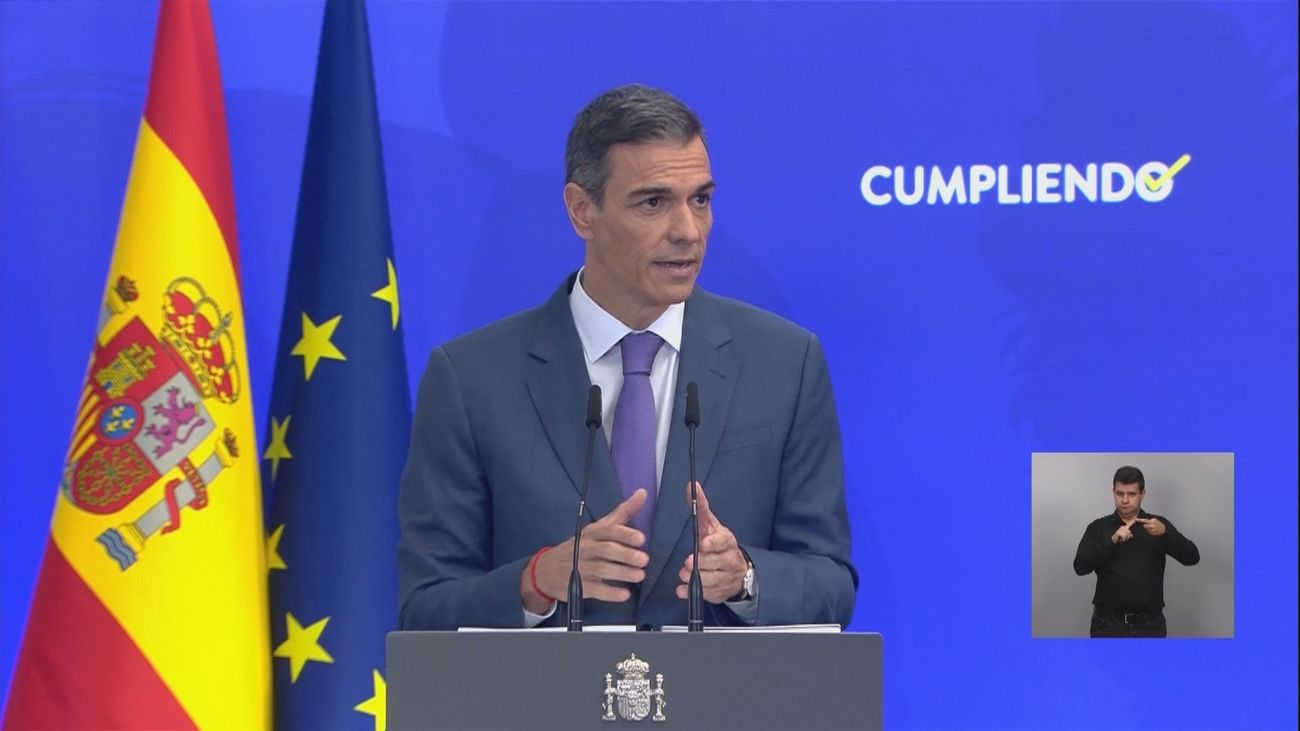 Pedro Sánchez: "Los datos no mienten, España avanza"