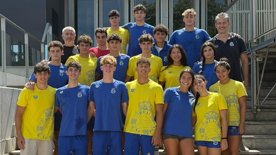 Gredos San Diego y Real Canoe, en el podio del Campeonato de España Júnior de natación