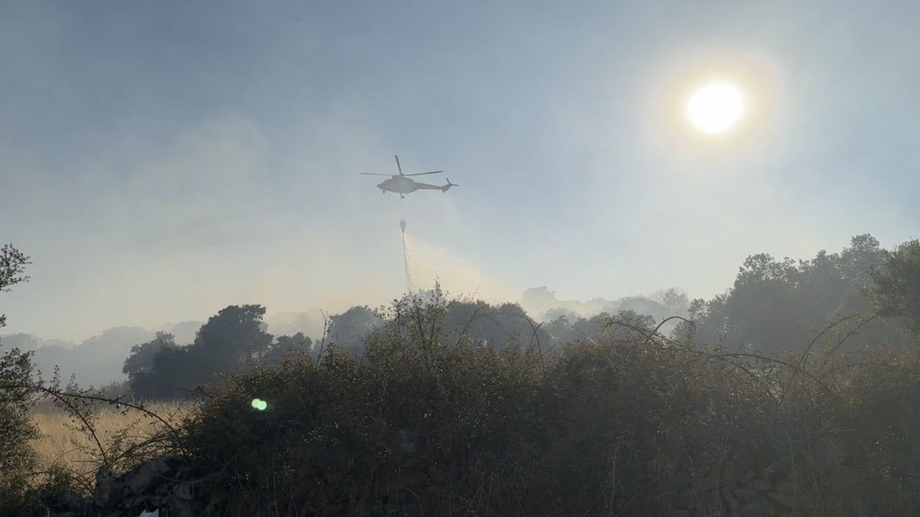 Estabilizado el incendio forestal en Zarzalejo y Fresnedillas, que baja a situación operativa 0