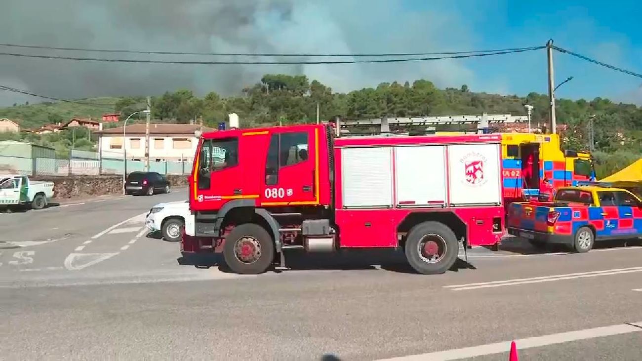 Muere un bombero forestal en un accidente de tráfico mientras se dirigía al incendio de Ávila