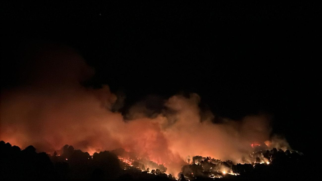 Incendio en Ávila