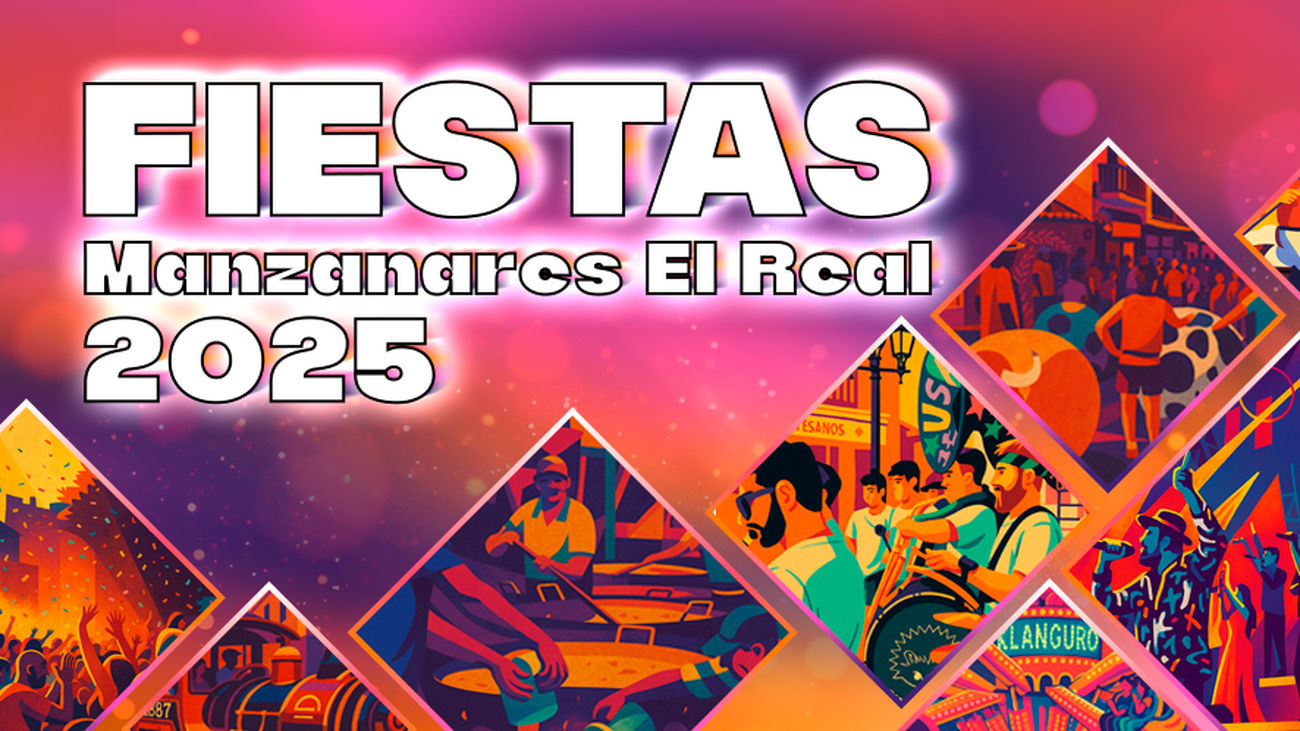 Cartel de las Fiestas 2025 de Manzanares El Real
