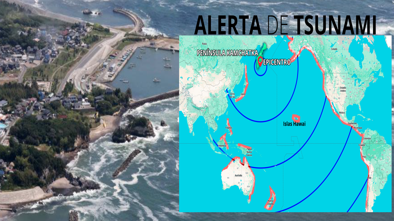 Un potente terremoto en Rusia activa una alerta de tsunami en el Pacífico