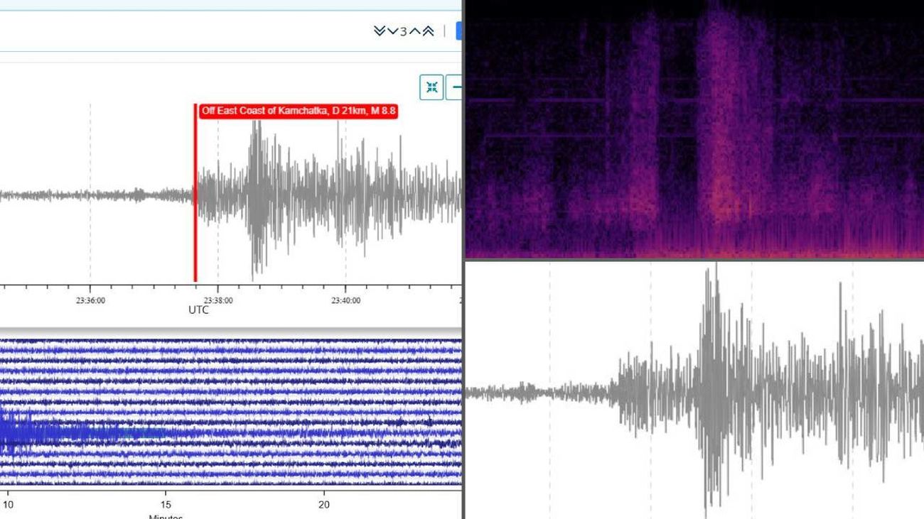 Así se ha registrado en España el terremoto en Rusia: las ondas sísmicas tardaron solo 15 min en llegar