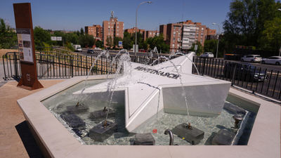 Lío con la estrella de la fuente madrileña de Benetnasch, en Colonia Jardín