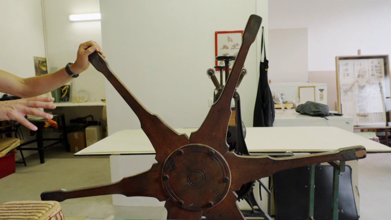 ¿Qué es y para qué sirve un tórculo calcográfico?